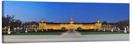 Quadro em tela  Panoramic view of palace Karlsruhe Germany - FineArt Panorama