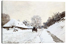 Quadro em tela  The Cart, Honfleur - Claude Monet