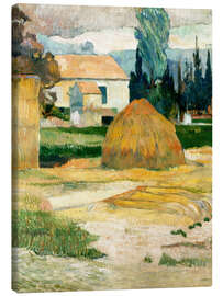 Quadro em tela  Farm House in Arles - Paul Gauguin