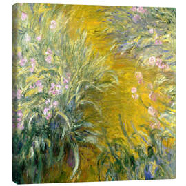 Quadro em tela  iris - Claude Monet