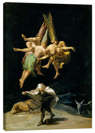Quadro em tela  O Voo das Bruxas - Francisco José de Goya