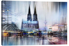 Quadro em tela  Cologne 2 - Städtecollagen