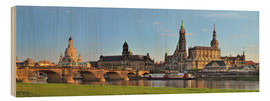 Quadro de madeira  Dresden Canaletto view - FineArt Panorama