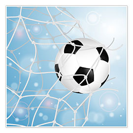 Póster  Soccer Ball in Net - TAlex
