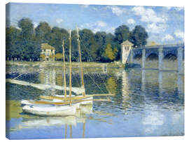 Quadro em tela  The Bridge at Argenteuil - Claude Monet