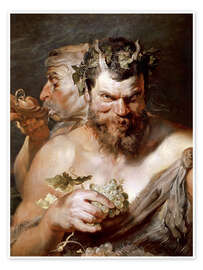Póster  Dois sátiros - Peter Paul Rubens