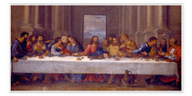 Póster  A Última Ceia, depois de Leonardo da Vinci - Nicolas Poussin