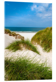 Quadro em acrílico  Seascape with dunes and beach grass - Reiner Würz