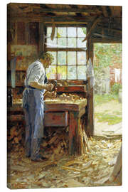 Quadro em tela  Village Carpenter - Edward Henry Potthast
