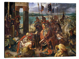 Quadro em alumínio  The conquest of Constantinople by the crusaders - Eugene Delacroix