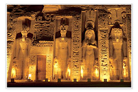 Póster  Templo de Abu Simbel - Miva Stock