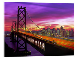 Quadro em acrílico  Bay Bridge em San Francisco - Paul Thompson