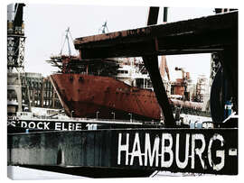 Quadro em tela  Porto de Hamburgo - Nestwick