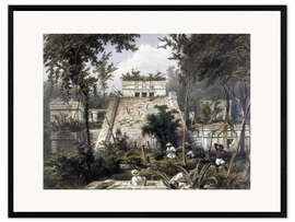 Impressão artística com moldura  Mexico: Tulum, 1844. - Frederick Catherwood