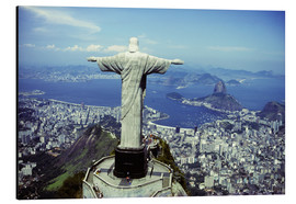Quadro em alumínio  Cristo Redentor no Rio de Janeiro - Sue Cunningham