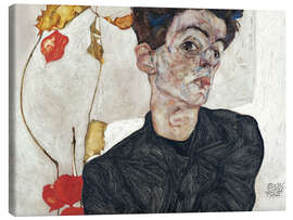 Quadro em tela  Egon Schiele com fisális - Egon Schiele