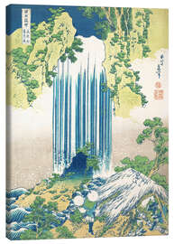 Quadro em tela  A cascata de Yoro na província de Mino - Katsushika Hokusai