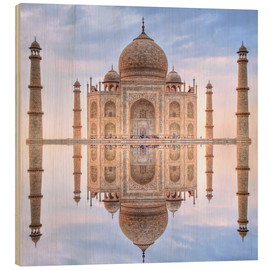 Quadro de madeira  The Taj Mahal - HADYPHOTO