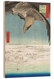 Quadro de madeira  Fukagawa Susaki and Jumantsubo - Utagawa Hiroshige