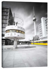 Quadro em tela  World Clock Berlin - Marcus Klepper