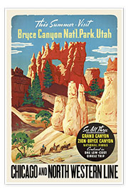 Póster Bryce Canyon National Park Utah
