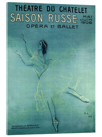 Quadro em acrílico  Saison Russe - Opera et Ballet - Vintage Advertising Collection