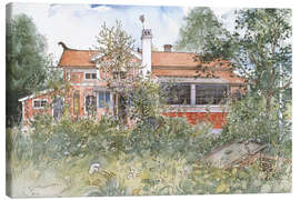 Quadro em tela  Pequena casa em Sundborn - Carl Larsson