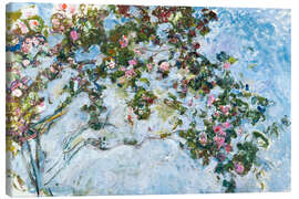 Quadro em tela  As rosas - Claude Monet