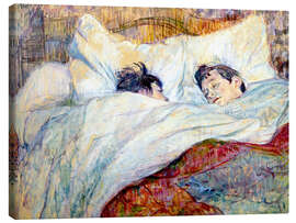 Quadro em tela  A cama - Henri de Toulouse-Lautrec
