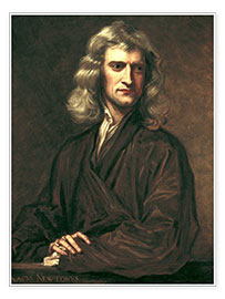 Póster  Isaac Newton - Thomas Oldham Barlow