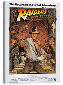 Quadro em tela  Indiana Jones, Os Salteadores da Arca Perdida (inglês)