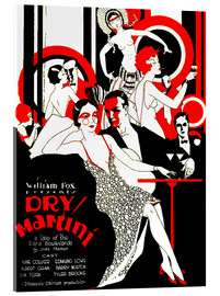 Quadro em acrílico  dry Martini - Vintage Advertising Collection