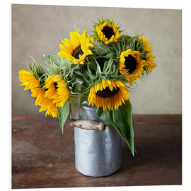 Quadro em PVC  Sunflowers 01 - Nailia Schwarz
