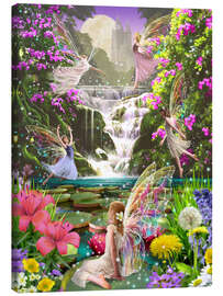 Quadro em tela  Waterfall fairies - Garry Walton