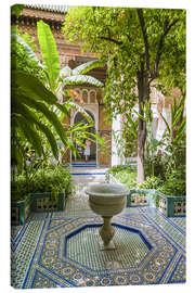 Quadro em tela  Palácio da Bahia em Marrakech - Nico Tondini