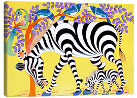 Quadro em tela  Zebras walk - Rafiki