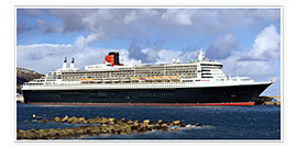 Póster  Queen Mary 2 in the port of La Palma - MonarchC