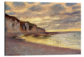 Quadro em alumínio  Low tide at Pointe de L'Ailly - Claude Monet
