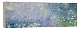 Quadro de madeira  Nenúfares - Claude Monet