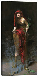 Quadro em tela  La Sacerdotisa de Delphi - John Collier
