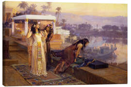 Quadro em tela  Cleopatra on the terraces of philae - Frederick Arthur Bridgman