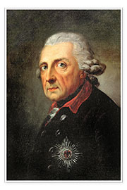 Póster  Frederico II da Prússia - Anton Graff