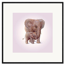 Impressão artística com moldura  Elephant &amp; Calf - John Butler