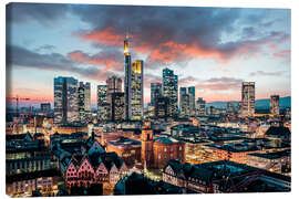 Quadro em tela  Frankfurt Skyline - euregiophoto