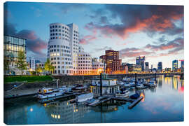 Quadro em tela  Dusseldorf media harbor - euregiophoto
