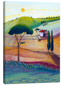 Quadro em tela  Tuscany is beautiful - Christine Huwer