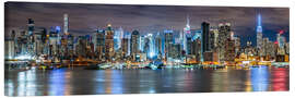 Quadro em tela  New York City Skyline panoramic view - Sascha Kilmer