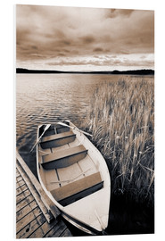 Quadro em PVC  Boat on Lake Burntstick - Darwin Wiggett