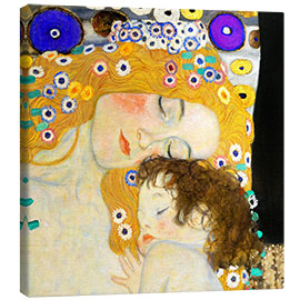 Quadro em tela  Mãe e filho (detalhe) - Gustav Klimt