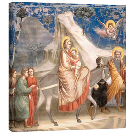 Quadro em tela  A Fuga para o Egito - Giotto di Bondone